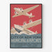 Póster vintage - Aeropuertos Municipales de la Ciudad de Nueva York