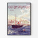 Póster vintage - Compañía General Transatlántica, Marsella-Argel