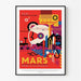 Póster vintage NASA - Marte 2017
