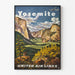 Póster vintage - Yosemite - United Airlines