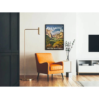 Affiche vintage - Yosemite - United Airlines