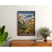 Póster vintage - Yosemite - United Airlines