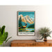 Carteles vintage de las Montañas Rocosas canadienses