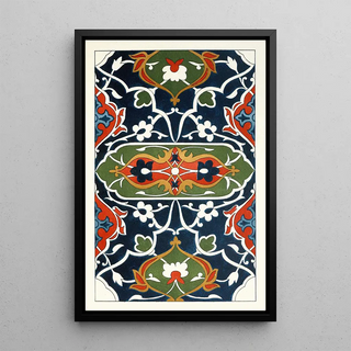 Afghan Boundary Commission - 18 plates of ornamental tiles from the Afghan Boundary Commission Pl 17.webp