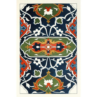 Afghan Boundary Commission - 18 plates of ornamental tiles from the Afghan Boundary Commission Pl 17.webp