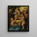 Santa Familia con san Juan Bautista - Después de Agnolo Bronzino — cuadro enmarcado en la pared
