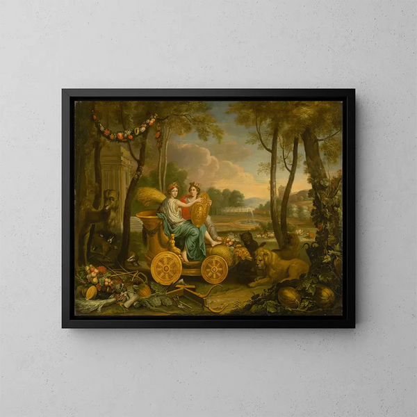 Apoteosis de Luis XIV - Después de Charles Le Brun — cuadro enmarcado en la pared