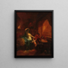 Venus in Vulcan's forge - After Jean-Baptiste Jouvenet — framed artwork on a wall