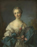 retrato de una joven mujer - Después de Jean-Marc Nattier — vista de la obra