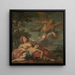 Agar y el ángel - Marcantonio Franceschini — cuadro enmarcado en la pared