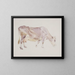 Stende ko - Agnes Lunn — framed artwork on a wall
