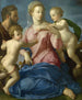 La Sainte Famille avec l'enfant saint Jean-Baptiste - Agnolo Bronzino — artwork view