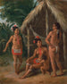 A Caribbean family from the Leeward Islands outside a hut - Agostino Brunias — artwork view
