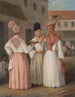 Una dama de honor antillana y otras dos mujeres de color libres - Agostino Brunias — vista de la obra