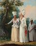 Les demoiselles d'honneur de la Dominique - Agostino Brunias — artwork view