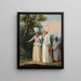 Les demoiselles d'honneur de la Dominique - Agostino Brunias — framed artwork on a wall