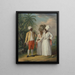 Caribbean Freeholders - Agostino Brunias — framed artwork on a wall