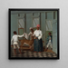 Serviteurs lavant un cerf - Agostino Brunias — framed artwork on a wall