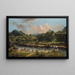 Vista del río Roseau, Dominica - Agostino Brunias — cuadro enmarcado en la pared