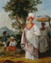 a Caribbean woman with her black servant - Agostino Brunias — artwork view