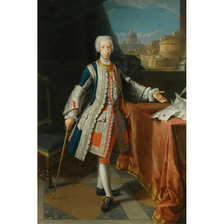 Agostino Masucci - Portrait Of Francisco Pescatori Baroni Mastigoli Y Pasqual 17211791 Third Marquis Of San Andrs De Parma.webp