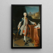 Retrato de Francisco Pescatori Baroni Mastigoli Y Pasqual 1721-1791 Tercer Marqués de San Andrés de Parme - Agostino Masucci — cuadro enmarcado en la pared