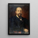 Jules Claretie 1840-1913 administrator of the Comédie-Française - Aimé Morot — framed artwork on a wall