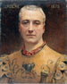 Retrato de Jules Laroche 1841-1925 socio de la Comédie Française con traje de escena - Aimé Morot — vista de la obra