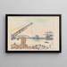 Pont Taishobashi - Akamatsu Rinsaku — framed artwork on a wall
