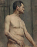 Modelo masculino desnudo - Akseli Gallen-Kallela — vista de la obra