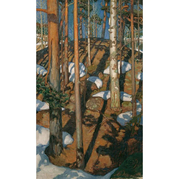 Primavera - Akseli Gallen-Kallela — cuadro enmarcado en la pared