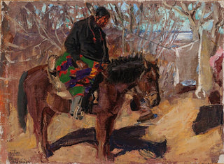 Akseli GallenKallela - Indian On Horseback.webp