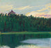 Paisaje junto al lago - Akseli Gallen-Kallela — vista de la obra