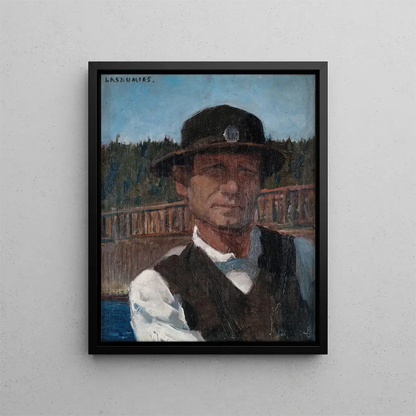 Facturateur - Akseli Gallen-Kallela — cuadro enmarcado en la pared