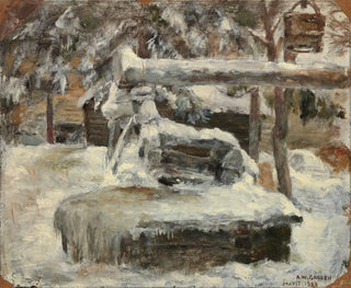 Akseli GallenKallela - Luminen Pihamaa.webp