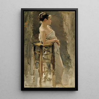 Akseli GallenKallela - Model Study.webp