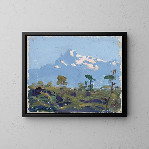 Mont Kenya - Akseli Gallen-Kallela — cuadro enmarcado en la pared