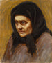 La Mujer con el pañuelo negro - Akseli Gallen-Kallela — vista de la obra