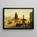 Piazza Barberini en Roma - Albert Arnz — cuadro enmarcado en la pared