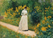 Reading on the Garden Path - Albert Aublet — artwork view