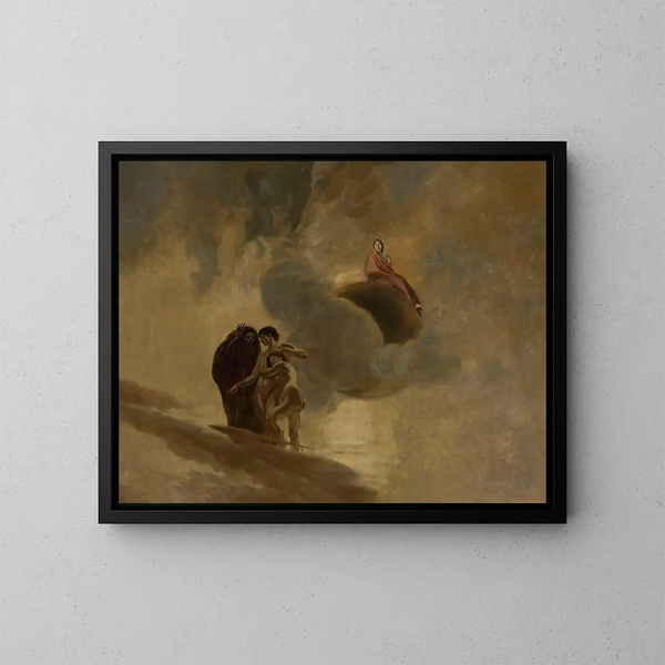 La Pensée - Albert Besnard — cuadro enmarcado en la pared