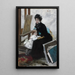 Madeleine Lerolle y su hija Yvonne - Albert Besnard — cuadro enmarcado en la pared