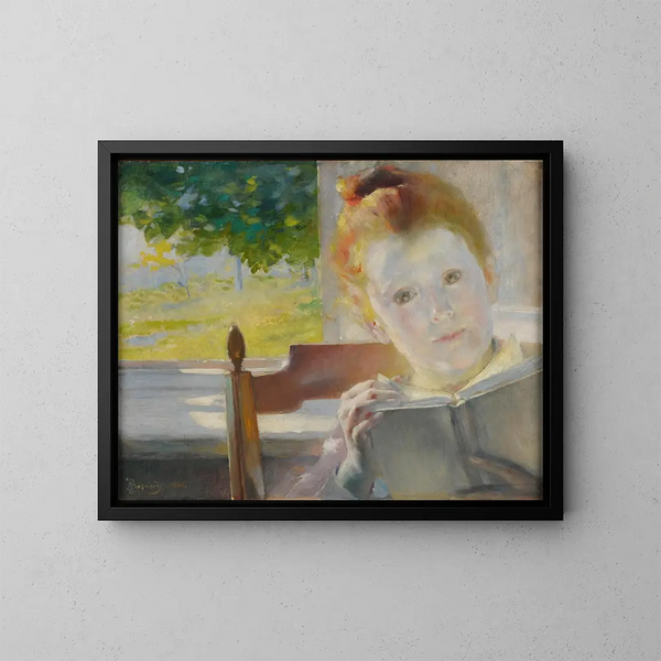 Mañana - Albert Besnard — cuadro enmarcado en la pared