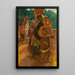Sobre el puente de Trichinopoly en la India - Albert Besnard — cuadro enmarcado en la pared