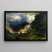 Tempestad en las Montañas Rocosas Mt Rosalie - Albert Bierstadt — cuadro enmarcado en la pared