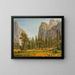 Caídas de Bridalveil, valle de Yosemite, California - Albert Bierstadt — cuadro enmarcado en la pared