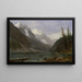 de las Montañas Rocosas canadienses, lago Louise - Albert Bierstadt — cuadro enmarcado en la pared