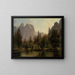 Rochers de la cathédrale, vallée de Yosemite - Albert Bierstadt — framed artwork on a wall