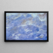 Study of Clouds with Blue Sky - Albert Bierstadt — framed artwork on a wall