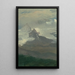 Reproducción del cuadro Estudio de nubes con cumbres de montañas - Albert Bierstadt